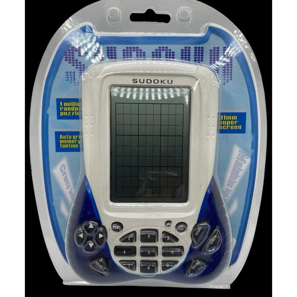 Sudoku Electronic Digital Handheld Game One Million Random Puzzles New Sealed